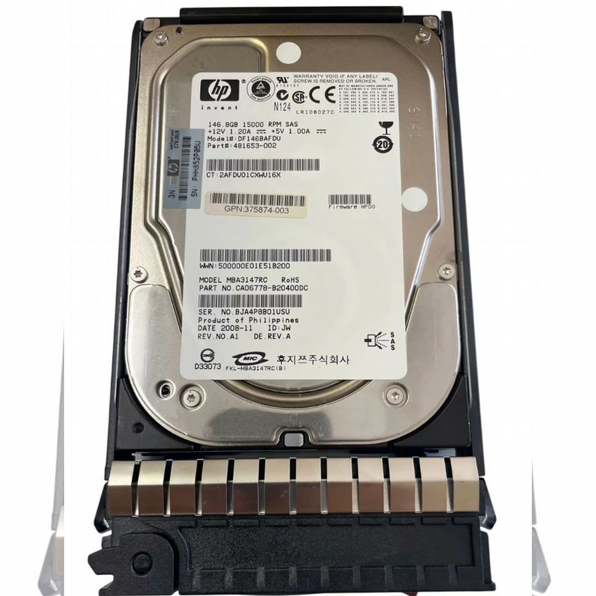 [376595-001] Жесткий Диск Hp 146gb Sas 3,5" Hdd 376595-001