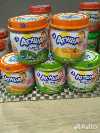 Фрутоняня, Сады Придонья, Агуша для малышей