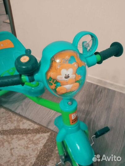 Велосипед трехколесный с ручкой