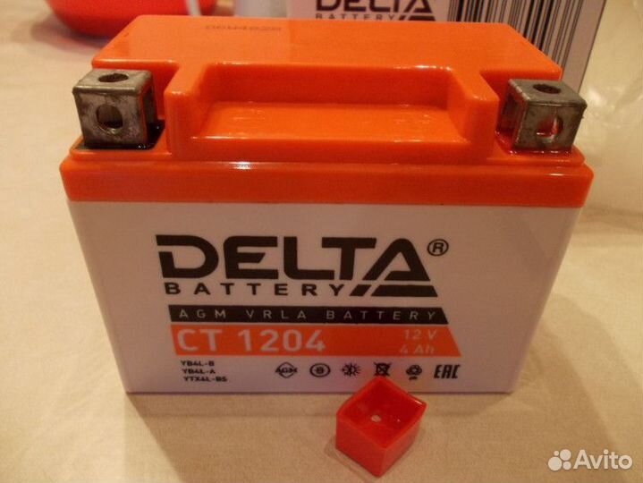 Аккумулятор на детский мото 4 ah