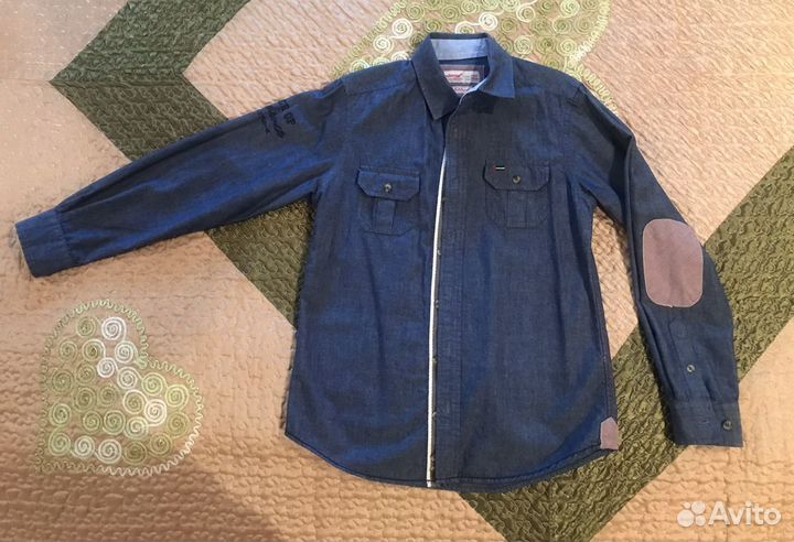 Джинсовая рубашка на мальчика