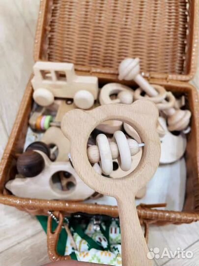 Деревяные игрушки, грызунки