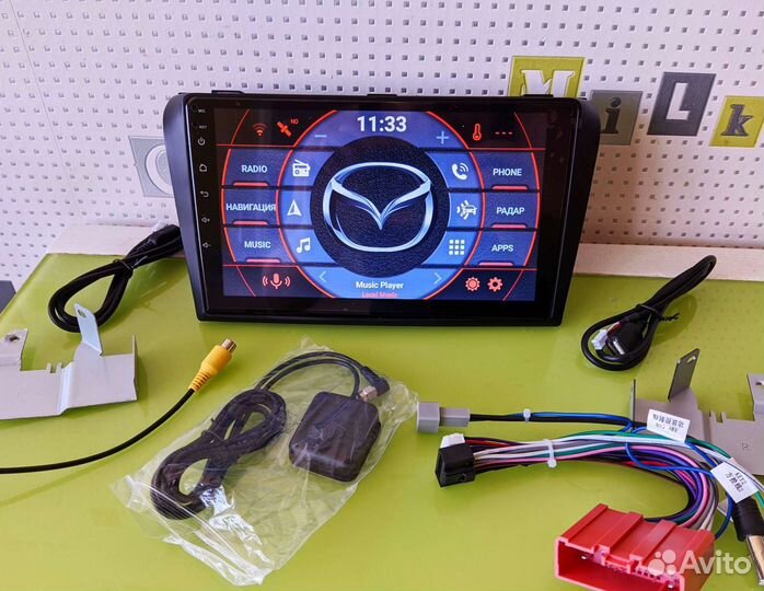 Mazda 3 BK BL Android GPS магнитола штатная новая