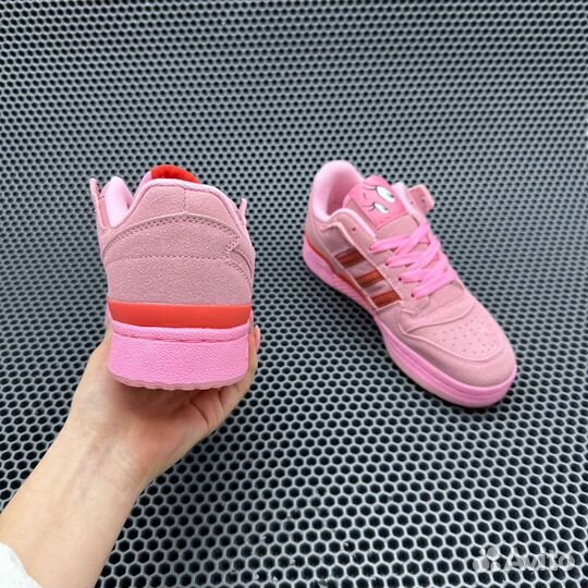 Кроссовки Adidas Forum Low Pink x The Grinch