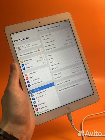 На запчасти iPad Air 16гб