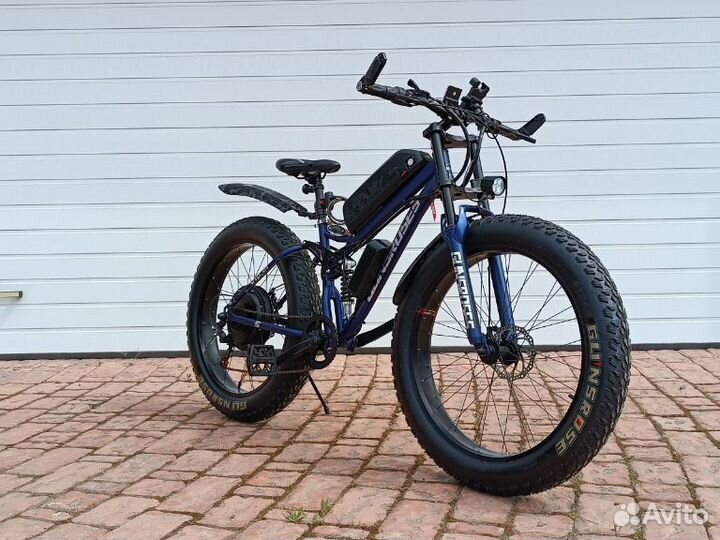 Электровелосипед новый двухподвес 2000w17ah