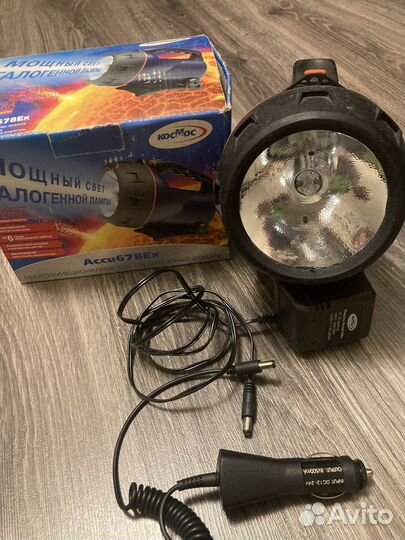 Фонарь б/у галогенный космос