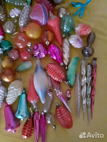 Елочные игрушки из СССР