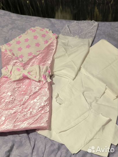 Конверт на выписку летний для девочки