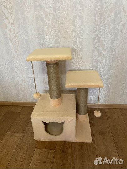Когтеточка домик для кошек Новый