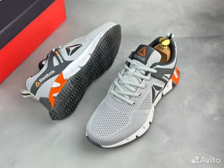 Мужские серые кроссовки Reebok Zignano летние 41