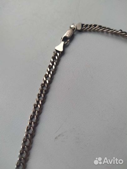 Цепь Серебро с позолотой