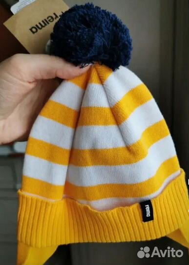 Шапка reima новая детская демисезонняя 52 хлопок