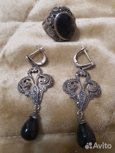 Серьги серебро 925