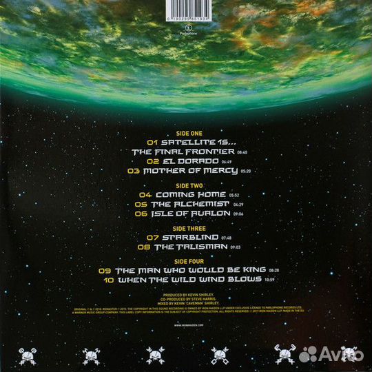 Виниловая пластинка Iron Maiden THE final frontier