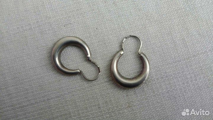 Серьги Серебро 875 СССР