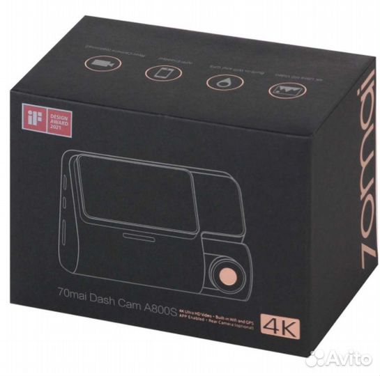 Видеорегистратор 4K 70mai A800S (Новый)