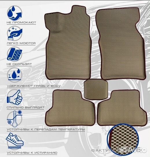 3D коврики ева geely Emgrand X-7