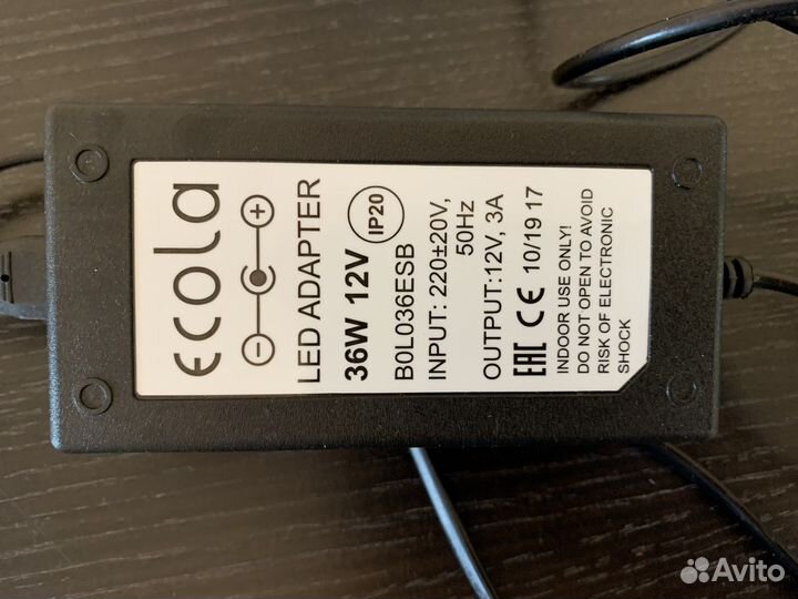 Адаптер питания для светодиодной ленты Ecola