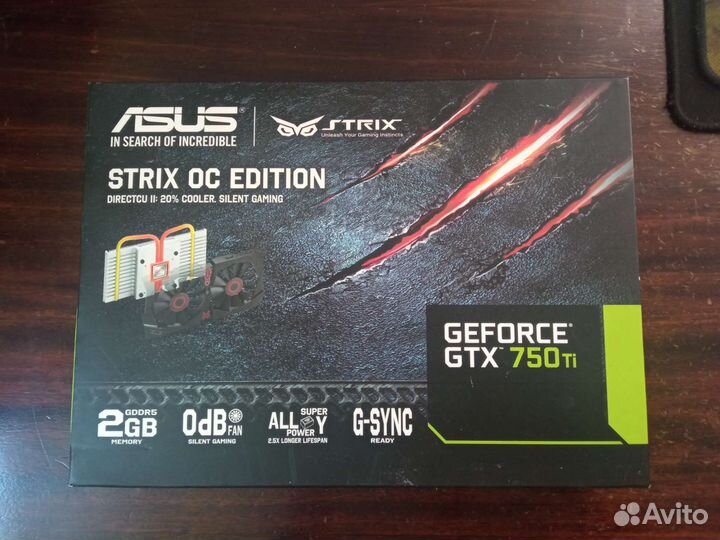 Видеокарта gtx 750ti 2gb