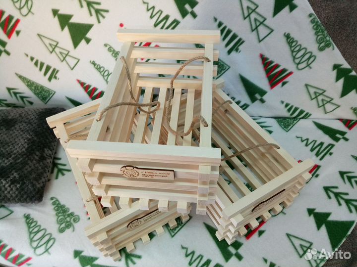 Ящик деревянный подарочный