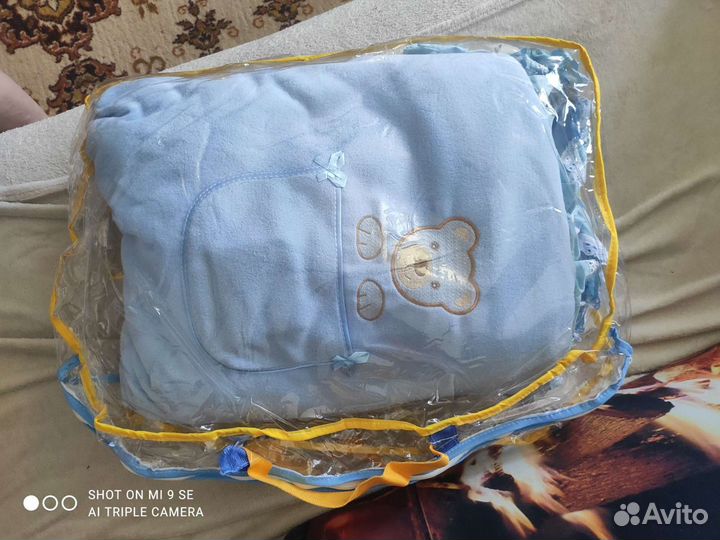 Конверт на выписку для мальчика зимний