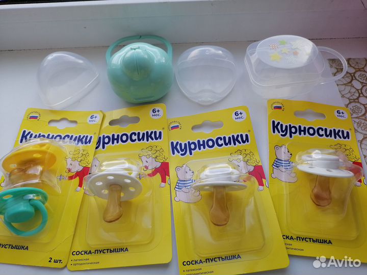 Соски пустышки набором 6+