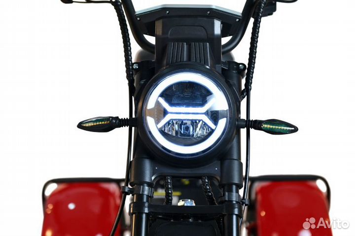 Электротрицикл white siberia PRO trike 3000W RED