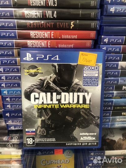 Call of duty infiniti warfare ps4 диск