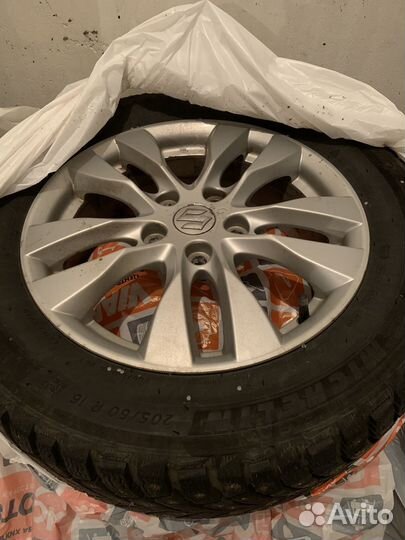 Колеса в сборе r16 зима шипы michelin - Suzuki sx4