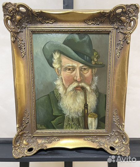 Картина маслом на дереве 