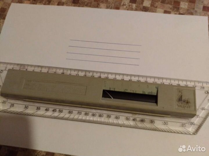 Линейка-транспортер