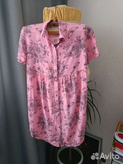 Розовая рубашка