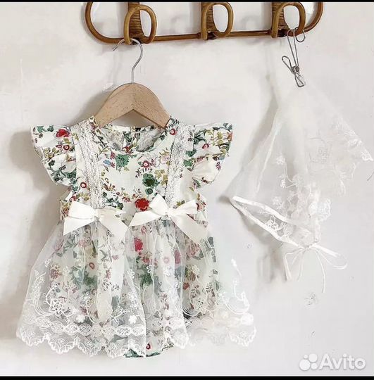 Детская одежда для девочек 6-9 месяцев