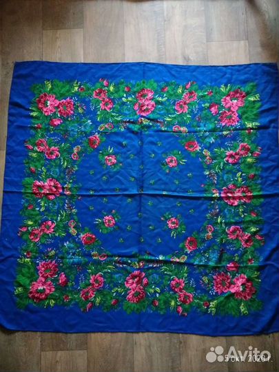 Павлопасадский платок 100 шерсть