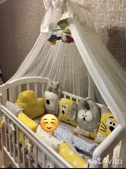 Бортики в кроватку