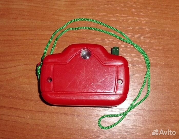 Фотоаппарат, калейдоскоп 2 шт, мяч, бумеранг