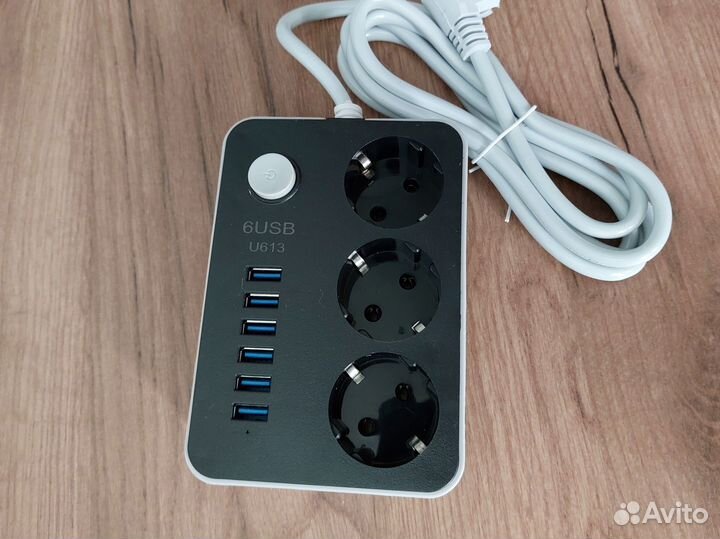 Сетевой фильтр с 6 usb портами