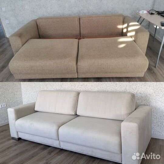 Перетяжка и ремонт мягкой мебели