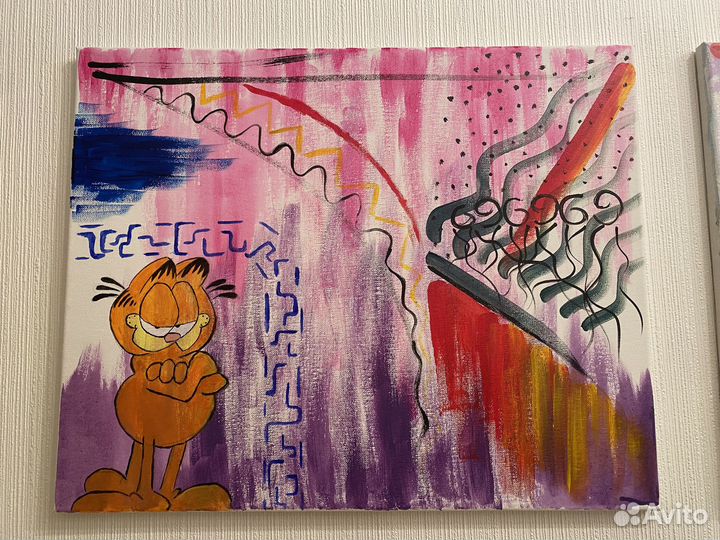 Картины для комнаты подростка диптих