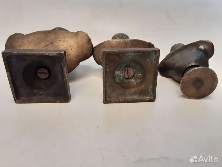 Бюсты бронза. Старые.(Неноводел,не Китаи)