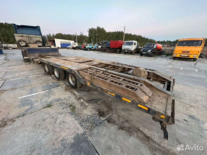 Полуприцеп трал (тяжеловоз) Van Hool SZ300, 1989