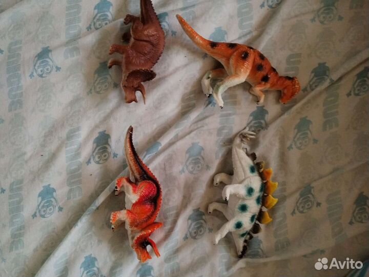 Динозавры игрушки 4 шт