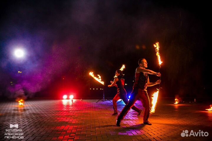 Огненное шоу (фаер-шоу) в Волгограде и Волжском