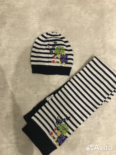 Шапка и шарф Gaultier junior оригинал