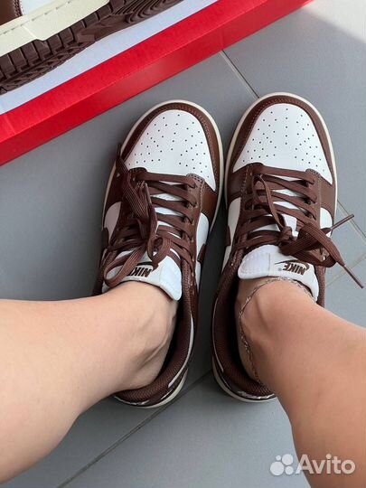 Кроссовки nike dunk low cacao