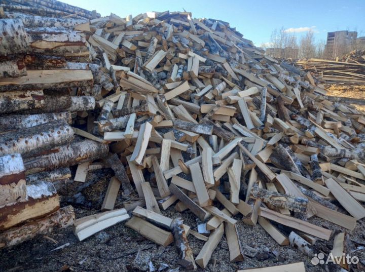 Дрова березовые колотые