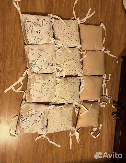 Бортики в кроватку новые