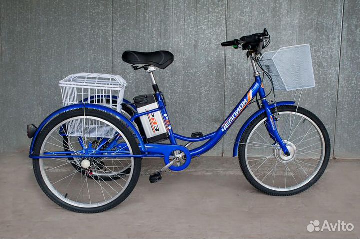 Электровелосипед трехколесный
