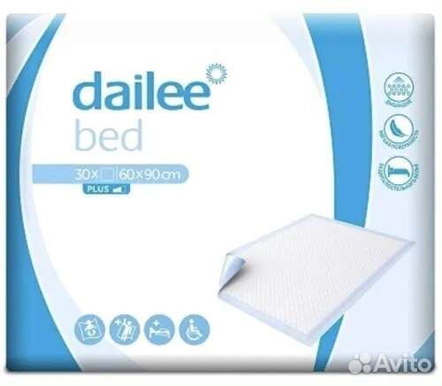 Пеленки одноразовые 60х90 30 штук